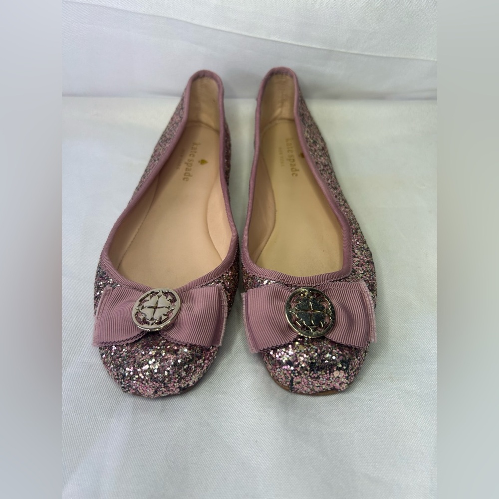 Kate Spade Fontana Glitter Ballet Flats